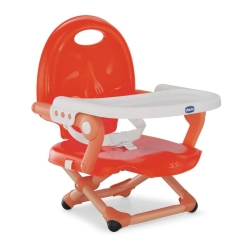 Chicco POCKET SNACK POPPY RED krzesełko do karmienia - nakładka na krzesło
